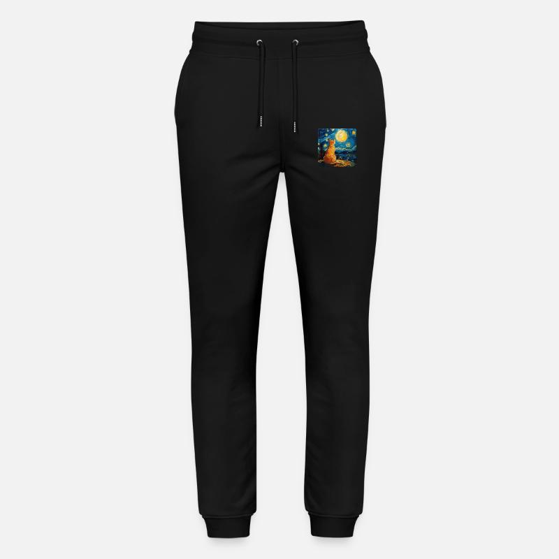 Katze, katzenmotiv - Stanley/Stella Unisex Bio Jogginghose Mover  - Schwarz