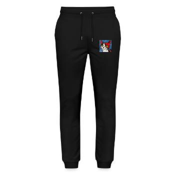 Cat, cat motif, comic - Stanley/Stella Mover Unisex Organic Jogging Trousers - black - Front - Marisol (170cm) & Nik (191cm)