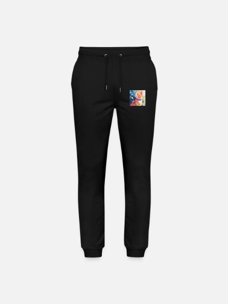 Katze, katzenmotiv - Stanley/Stella Unisex Bio Jogginghose Mover - Schwarz