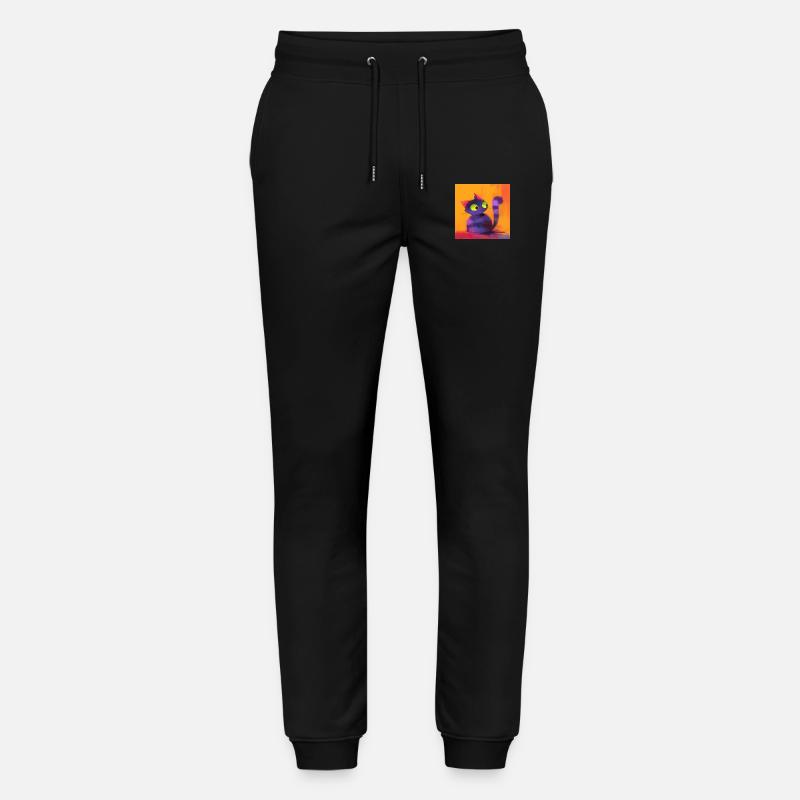 Chat, Motif De Chat - Pantalon de jogging bio MOVER Stanley/Stella unisexe - noir
