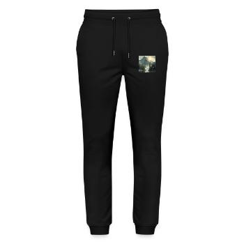 Mountains, Landscape, Nature, Trees, Sun - Stanley/Stella Mover Unisex Organic Jogging Trousers - black - Front - Marisol (170cm) & Nik (191cm)