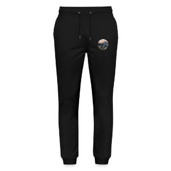 Boho, Flowers, Mountains, Landscape, Nature, Trees - Stanley/Stella Mover Unisex Organic Jogging Trousers - black - Front - Marisol (170cm) & Nik (191cm)