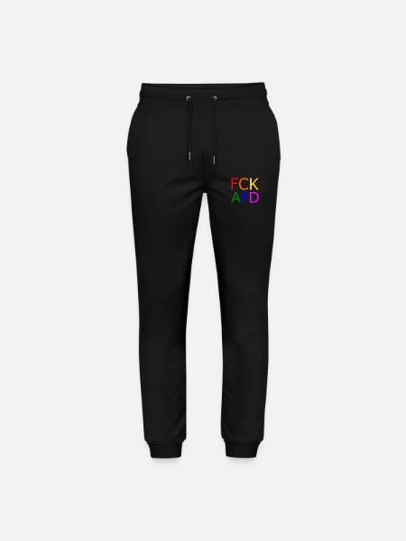 Fck afd - Stanley/Stella Unisex Bio Jogginghose Mover - Schwarz