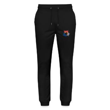 Drummer Vintage - Stanley/Stella Mover Unisex Organic Jogging Trousers - black - Front - Marisol (170cm) & Nik (191cm)