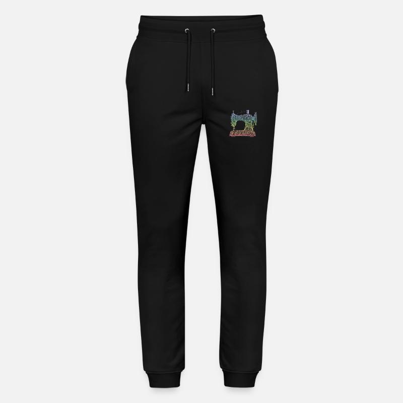 Nähmaschine - Stanley/Stella Unisex Bio Jogginghose Mover - Schwarz