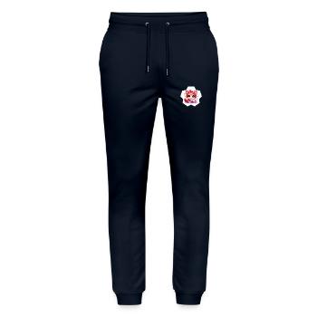 Kawaï Chaton joueur - Pantalon de jogging bio MOVER Stanley/Stella unisexe - marine - Devant - Marisol (170cm) & Nik (191cm)