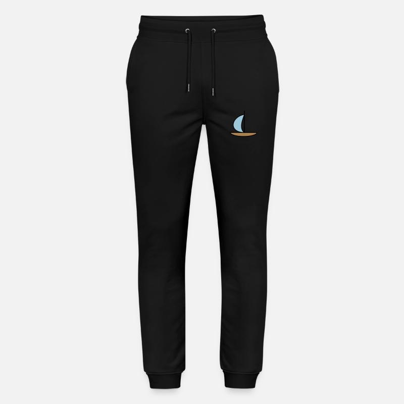 Segelboot - Stanley/Stella Unisex Bio Jogginghose Mover  - Schwarz