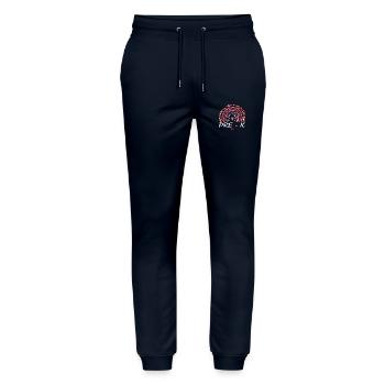 Boho Kindergarten Squad Geschenk - Stanley/Stella Unisex Bio Jogginghose Mover  - Navy - Vorne - Marisol (170cm) & Nik (191cm)