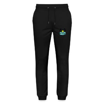nizza - Stanley/Stella Unisex Bio Jogginghose Mover  - Schwarz - Vorne - Marisol (170cm) & Nik (191cm)