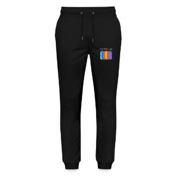 Bintan Indonesia - Stanley/Stella Mover Unisex Organic Jogging Trousers - black - Front - Marisol (170cm) & Nik (191cm)