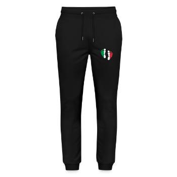 Italie Rome cadeau patrie - Pantalon de jogging bio MOVER Stanley/Stella unisexe - noir - Devant - Marisol (170cm) & Nik (191cm)