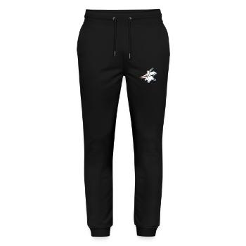 Anvil blacksmithing - Stanley/Stella Mover Unisex Organic Jogging Trousers - black - Front - Marisol (170cm) & Nik (191cm)