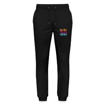 Phra Nang Thailand - Stanley/Stella Unisex Bio Jogginghose Mover  - Schwarz - Vorne - Marisol (170cm) & Nik (191cm)