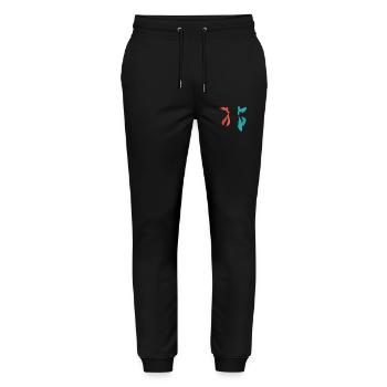 Dancing Dance Music - Stanley/Stella Mover Unisex Organic Jogging Trousers - black - Front - Marisol (170cm) & Nik (191cm)