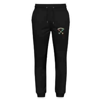 HVACOLOGIST AC Tech Installer HVAC Technician - Stanley/Stella Unisex Bio Jogginghose Mover  - Schwarz - Vorne - Marisol (170cm) & Nik (191cm)