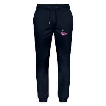 Petit monstre - Pantalon de jogging bio MOVER Stanley/Stella unisexe - marine - Devant - Marisol (170cm) & Nik (191cm)