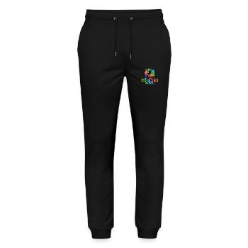 Greece 2024 Holiday Colorful - Stanley/Stella Mover Unisex Organic Jogging Trousers - black - Front - Marisol (170cm) & Nik (191cm)