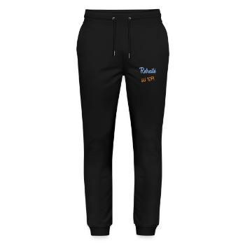 RETIREMENT - Stanley/Stella Mover Unisex Organic Jogging Trousers - black - Front - Marisol (170cm) & Nik (191cm)
