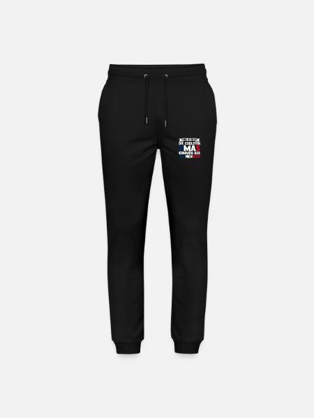 French French France - Stanley/Stella Mover Unisex Organic Jogging Trousers - black