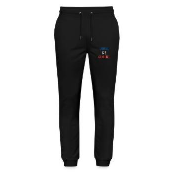 FRANKREICH SPORT RUHMTAG - Stanley/Stella Unisex Bio Jogginghose Mover  - Schwarz - Vorne - Marisol (170cm) & Nik (191cm)