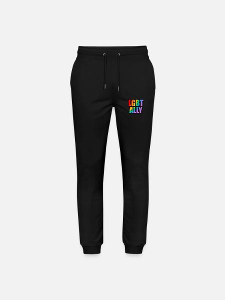 LGBT Ally - Stanley/Stella Mover Unisex Organic Jogging Trousers - black