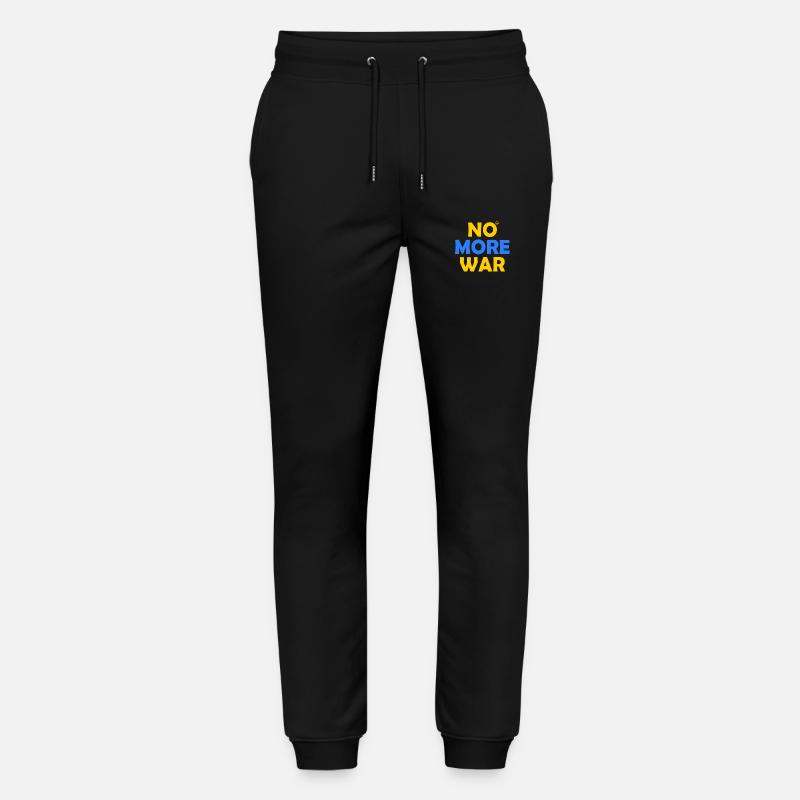 No more war - Pantalon de jogging bio MOVER Stanley/Stella unisexe - noir