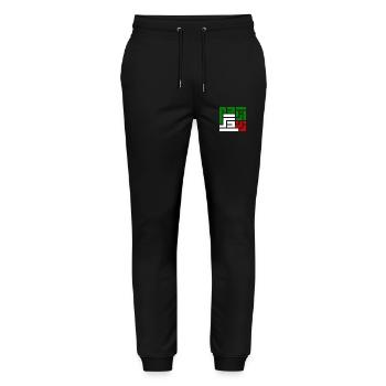 Women life freedom - Stanley/Stella Mover Unisex Organic Jogging Trousers - black - Front - Marisol (170cm) & Nik (191cm)