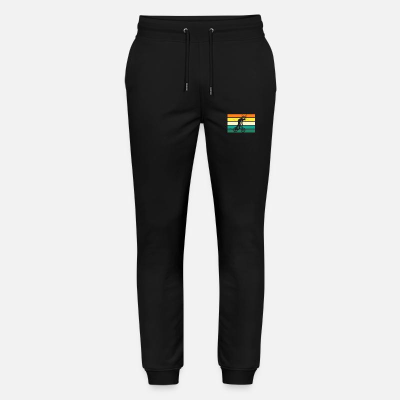 Vélo VTT - Pantalon de jogging bio MOVER Stanley/Stella unisexe - noir