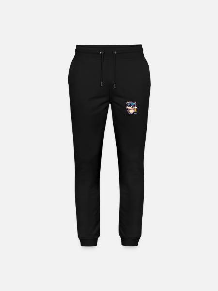 Igel Apres Ski Bier - Stanley/Stella Unisex Bio Jogginghose Mover  - Schwarz