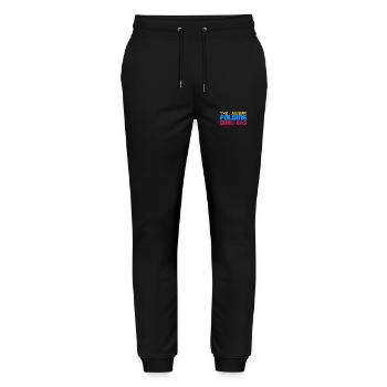 Le papa gourou du pliage de linge - Pantalon de jogging bio MOVER Stanley/Stella unisexe - noir - Devant - Marisol (170cm) & Nik (191cm)
