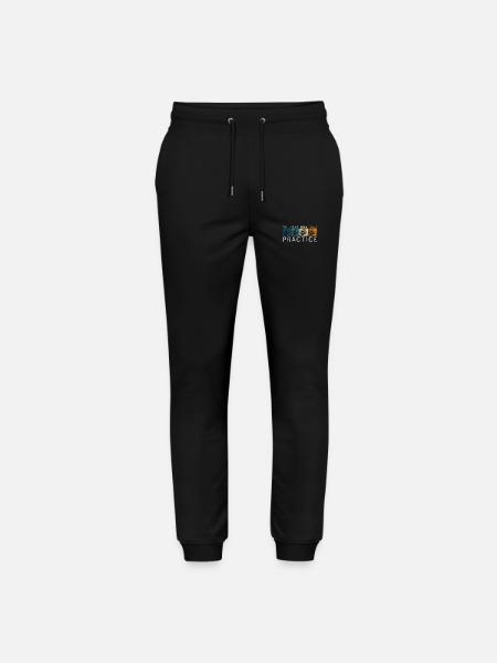 Baseball Player Bat Game Fan - Stanley/Stella Mover Unisex Organic Jogging Trousers - black