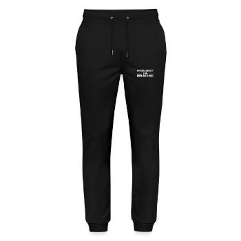 Immer Bereit Für Debugging - Stanley/Stella Unisex Bio Jogginghose Mover  - Schwarz - Vorne - Marisol (170cm) & Nik (191cm)