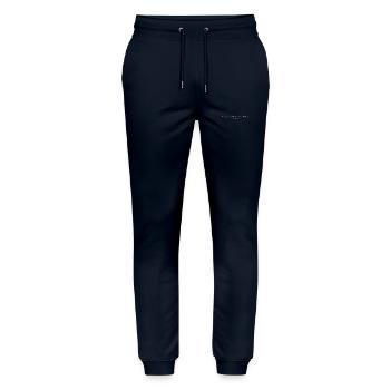 Schauen wir mal was wird - was wird - Stanley/Stella Unisex Bio Jogginghose Mover  - Navy - Vorne - Marisol (170cm) & Nik (191cm)