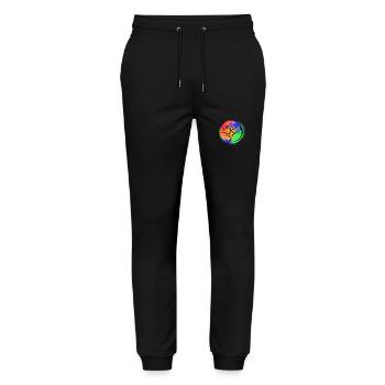 Karate - Stanley/Stella Unisex Bio Jogginghose Mover  - Schwarz - Vorne - Marisol (170cm) & Nik (191cm)