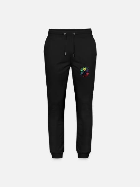 Yin Yang - Stanley/Stella Mover Unisex Organic Jogging Trousers - black