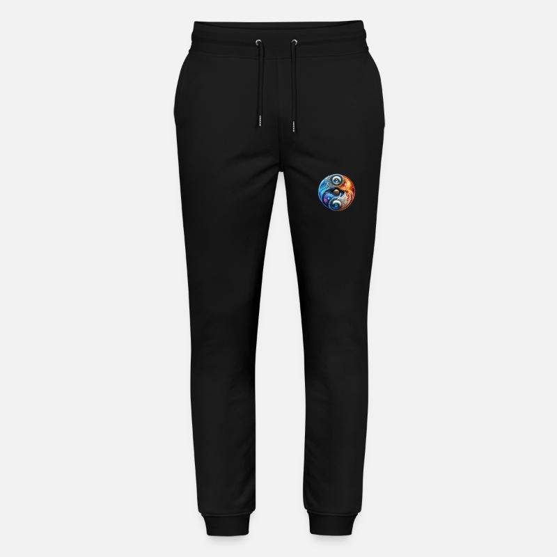 Yin Yang - Stanley/Stella Unisex Bio Jogginghose Mover  - Schwarz