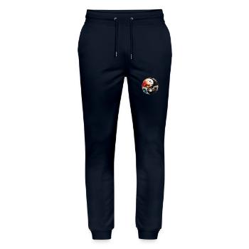 Yin Yang - Stanley/Stella Unisex Bio Jogginghose Mover  - Navy - Vorne - Marisol (170cm) & Nik (191cm)