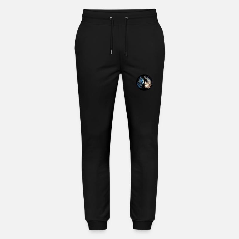 Yin Yang Katzen - Stanley/Stella Unisex Bio Jogginghose Mover  - Schwarz