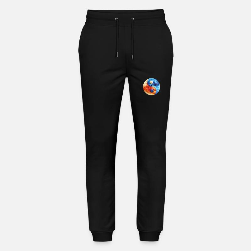Yin Yang - Stanley/Stella Unisex Bio Jogginghose Mover  - Schwarz