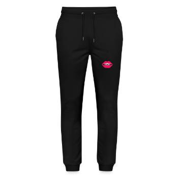 Mouth - Stanley/Stella Mover Unisex Organic Jogging Trousers - black - Front - Marisol (170cm) & Nik (191cm)