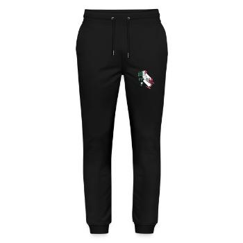 Italie - Pantalon de jogging bio MOVER Stanley/Stella unisexe - noir - Devant - Marisol (170cm) & Nik (191cm)