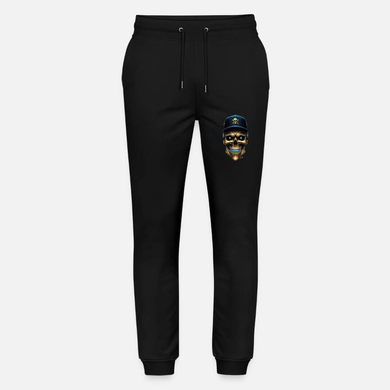 Urban Totenkopf Basecap - Stanley/Stella Unisex Bio Jogginghose Mover  - Schwarz