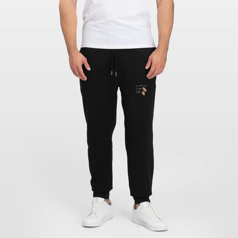 Ich bin nicht 64, ich bin 63 plus 1 Mittelfinger, 64. Stanley/Stella Unisex Bio Jogginghose Mover 