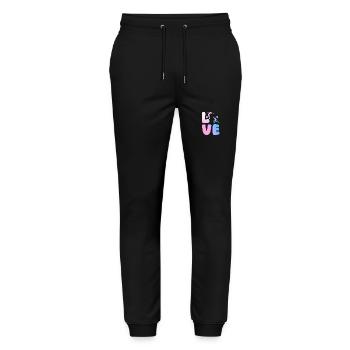 Fencing Fencing - Stanley/Stella Mover Unisex Organic Jogging Trousers - black - Front - Marisol (170cm) & Nik (191cm)