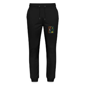 Jacob - Stanley/Stella Mover Unisex Organic Jogging Trousers - black - Front - Marisol (170cm) & Nik (191cm)