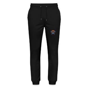 Mastiff Dog Portrait - Stanley/Stella Mover Unisex Organic Jogging Trousers - black - Front - Marisol (170cm) & Nik (191cm)