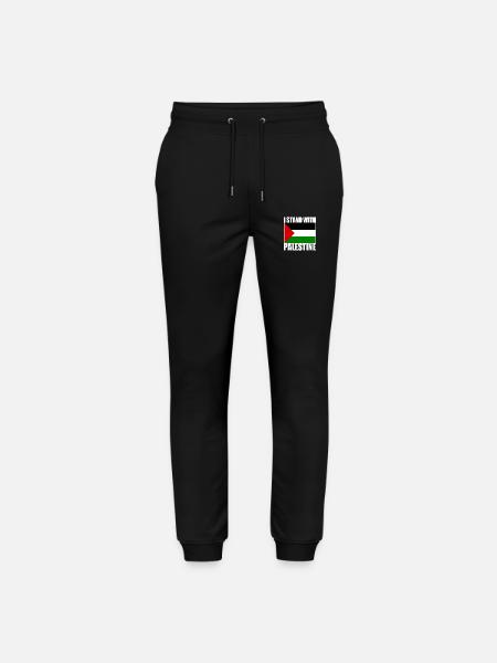 I stand with palestine - Stanley/Stella Mover Unisex Organic Jogging Trousers - black