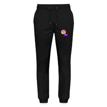 WMN PWR - Visage Féminin - 05 - Pantalon de jogging bio MOVER Stanley/Stella unisexe - noir - Devant - Marisol (170cm) & Nik (191cm)