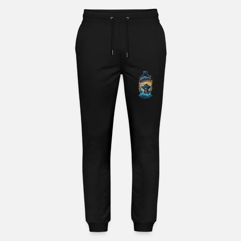 Affe - Stanley/Stella Unisex Bio Jogginghose Mover  - Schwarz