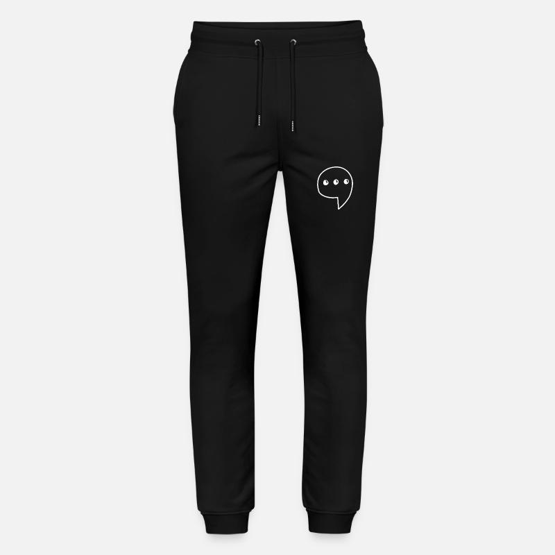 Speech Bubble Comic - Stanley/Stella Mover Unisex Organic Jogging Trousers - black